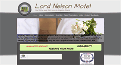 Desktop Screenshot of lordnelsonmotel.net